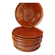 Twelve ceramic plates from Vallauris, Foucard Jourdan