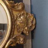 Baroque mirror in gilded wood
