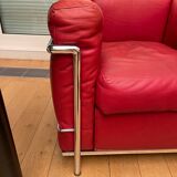 Paire de fauteuils LC2 Le Corbusier