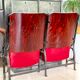 Paire de fauteuils de cinéma vintage