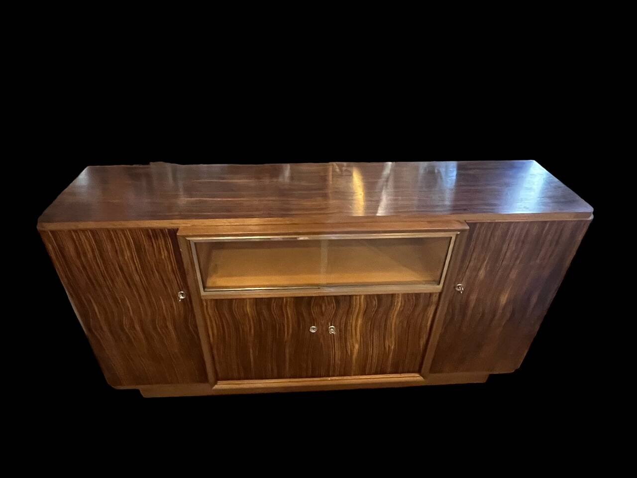 art deco sideboard in macassar ebony
