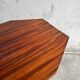 Interbellum side table with pronounced wood grain