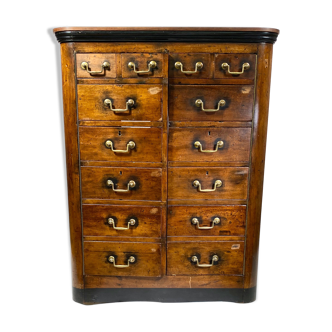 Large English chest of drawers