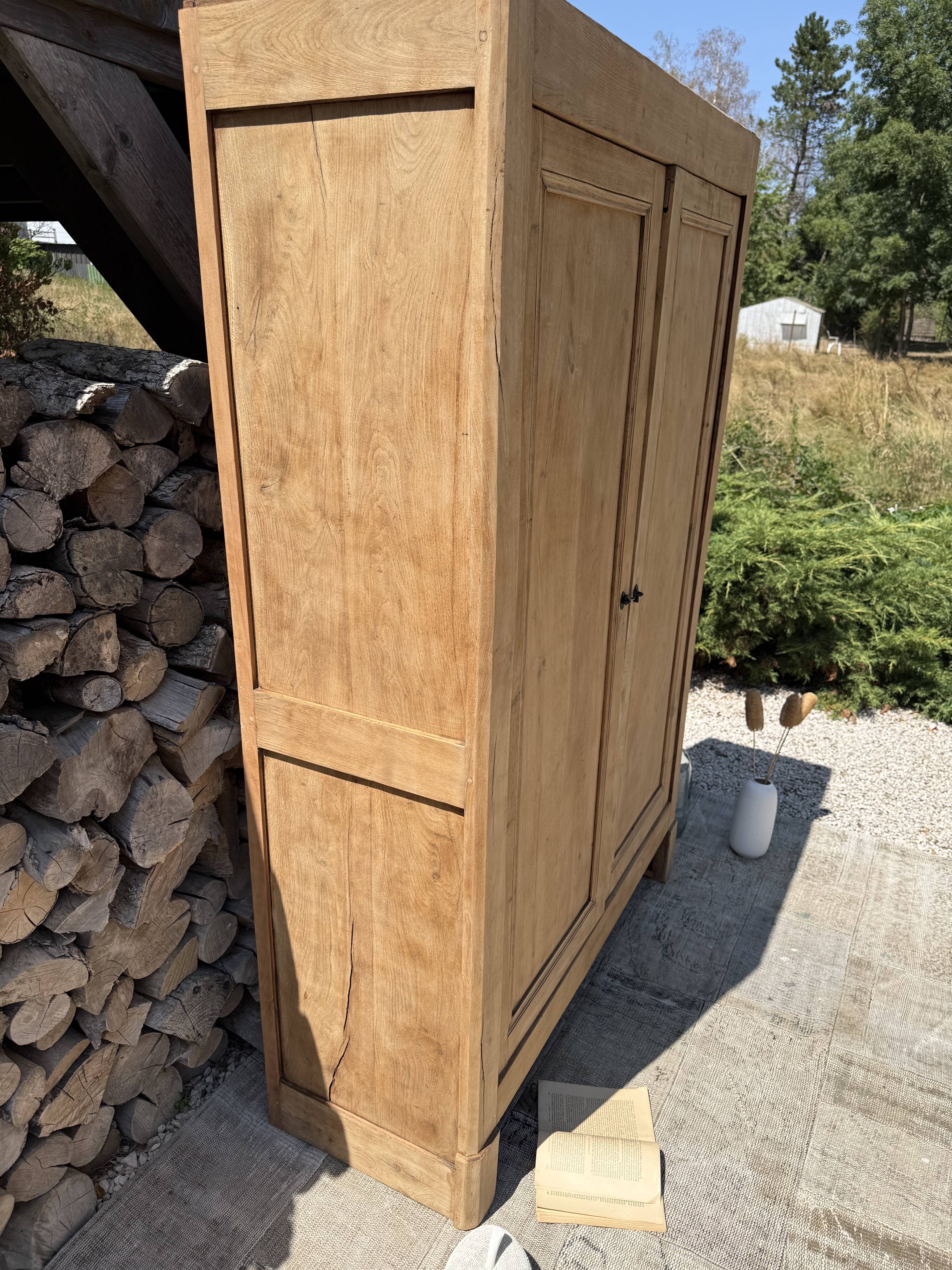 Renovated solid wood wardrobe