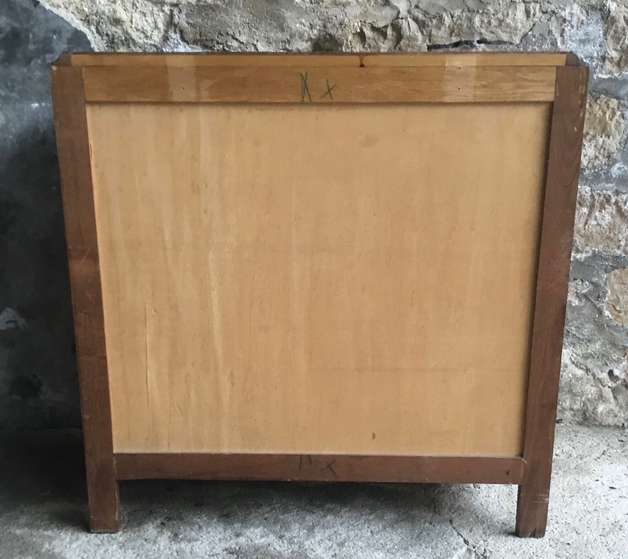 Vintage chest of drawers with compass legs - 4 drawers - 1960