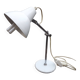 Lampe métal blanche 70' articulée vintage