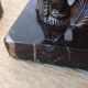 Art Deco bookends signed Gallot – elephants in spelter on marble