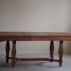 Art Deco dining table in teak, with butterfly extension, Danish cabinetmaker, 1940s.