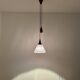 Oak Pendant Lamp with Counterweight by Uno and Östen Kristiansson