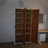 Armoire blanche en bois