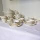 Céranord coffee service with gold trim 220574