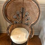 Armchair Emmanuelle peacock