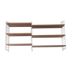 Ladder shelf wallunit, by Kasja & Nisse Strinning for String Design, Sweden, 1960s