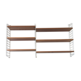 Ladder shelf wallunit, by Kasja & Nisse Strinning for String Design, Sweden, 1960s