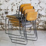 4 conference chairs from La Sorbonne, 1970