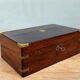 Marine writing box with secrets in rosewood period nineteenth circa 1850