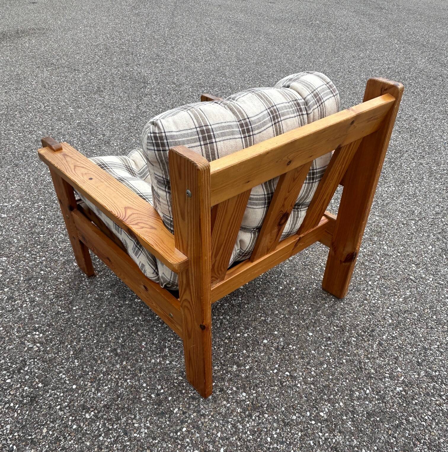 70s brutalist armchair