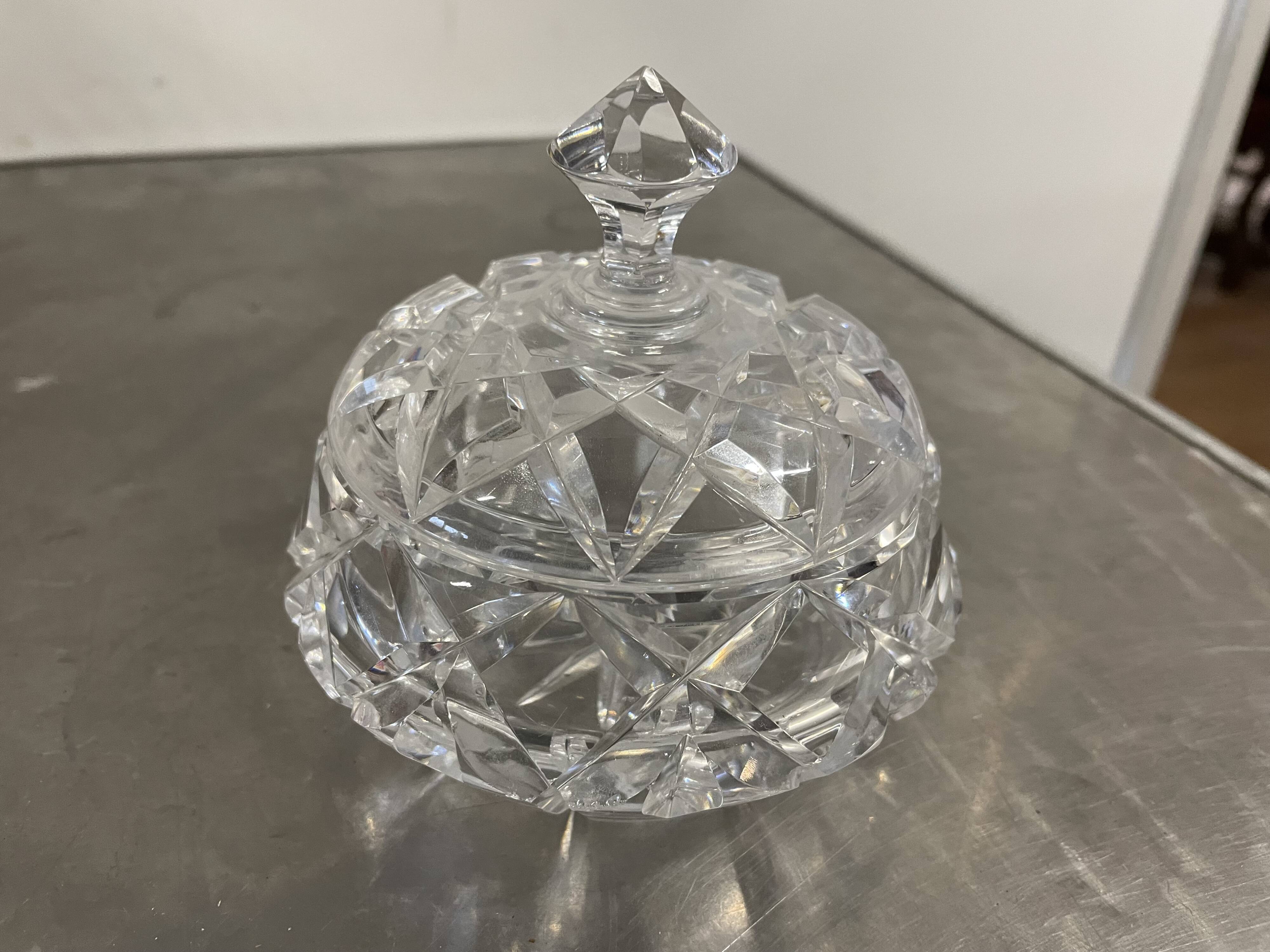Baccarat crystal sugar bowl