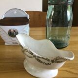 Gravy boat en faience Clairefontaine