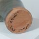Vintage mid-century oxidised pottery vase