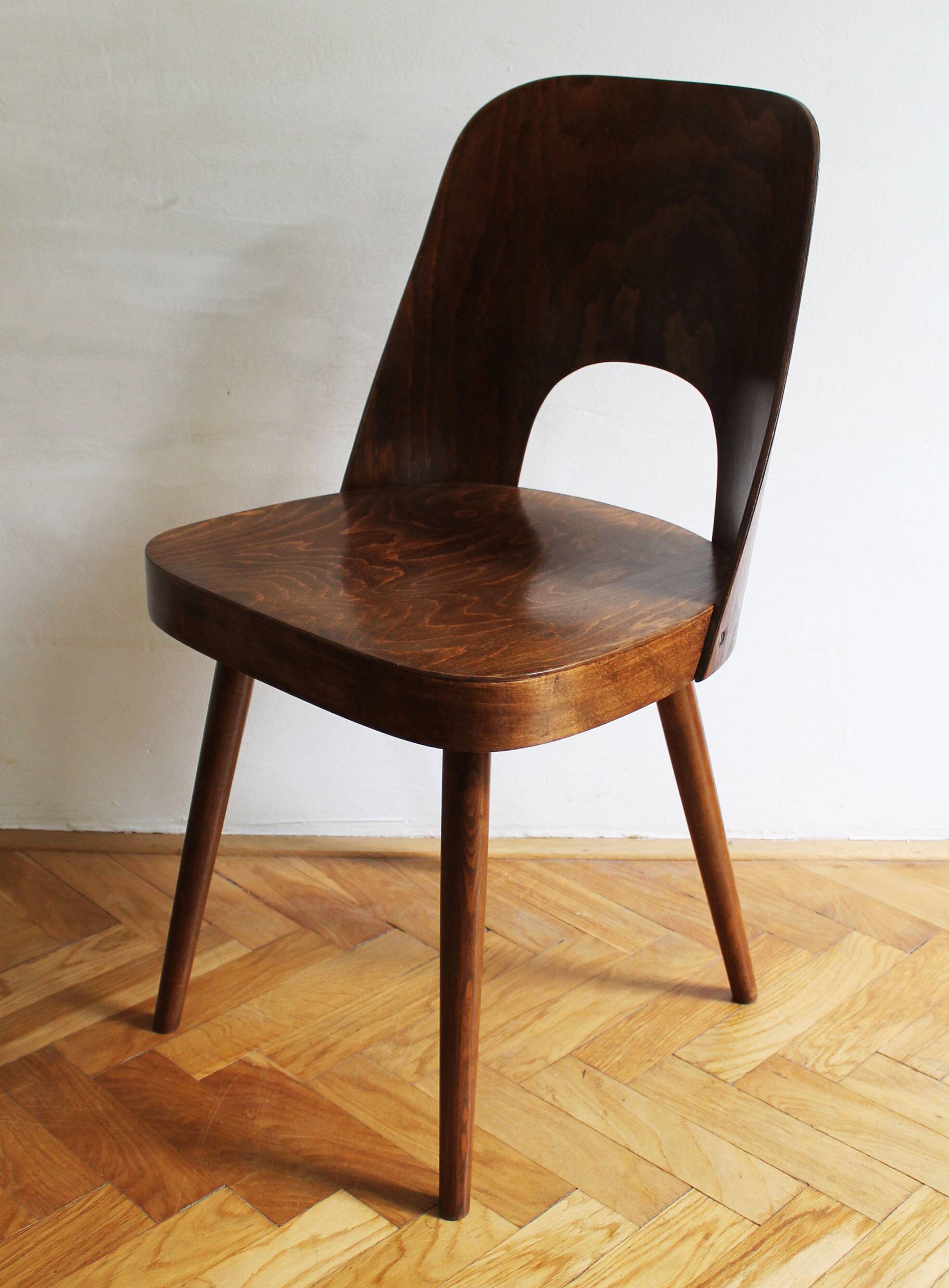 Mid Century Dining Chair No.515 by Oswald Haerdtl for TON Company