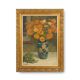 Belgian Still Life Painting by Jos Pas, 1944 — Flowers and Grapes in a Vase