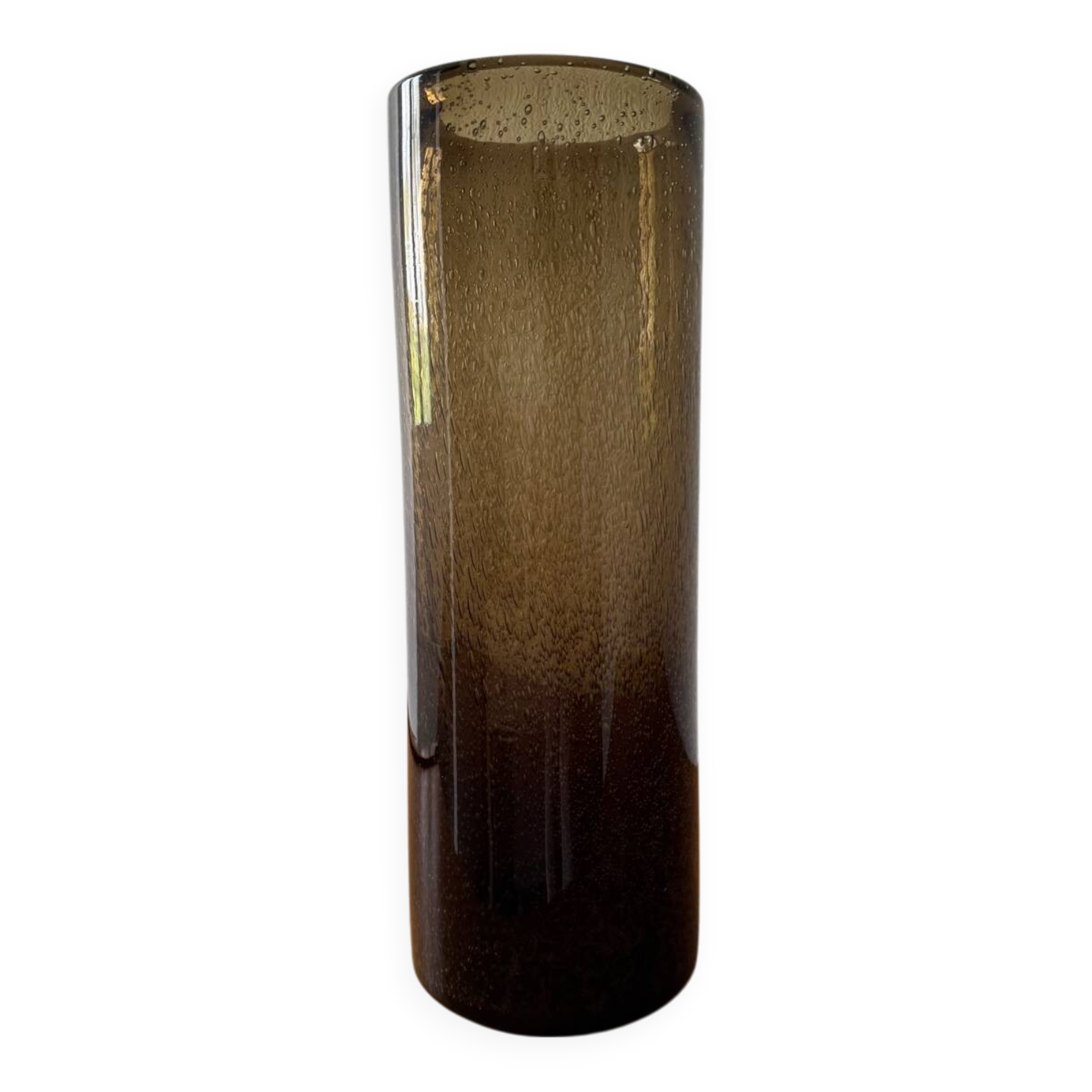 Bendor bubble glass roller vase from the 60s