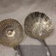 Strawberry set, 2 pieces, 950 silver, Minerva style, Rococo silversmith SAM