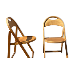 Paire de chaises pliantes