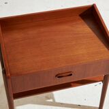 Restored teak nightstand