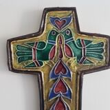 Croix céramique émaillée JC Taburet