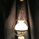 Old opaline vintage lamp chandelier