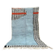 Tapis tissé à la main 200x300 cm, laine, multicolore, Maroc