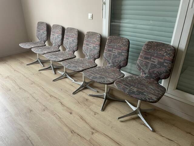 sell 6 swivel chairs from the 60s - Horst Brüning for Cor