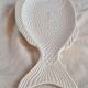 Vintage white ceramic fish serving set – Set of 4 pieces