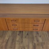 Scandinavian teak and metal sideboard