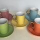 Set of 5 cups of color L. Dake & Zn