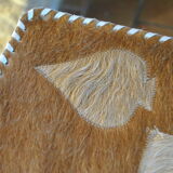 60s Cowhide Card Game Mat