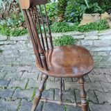 Large format chair turned wood