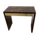 Table plexi imitation ecaille de tortue