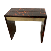 Plexi table imitation turtle scale