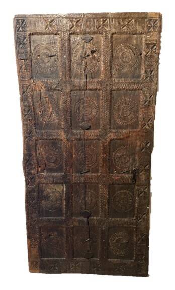 Ancient teak door from Orissa