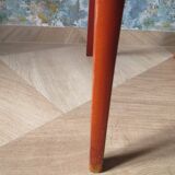 Rare - Set of 4 Louis Philippe/restoration style chairs with medallion - Blue / cherry color