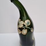 Champagne bucket perrier-jouët and its bottle, art nouveau décor