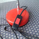 Vintage red office Veneta lamp