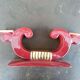 pair of ceramic candle holders 50s