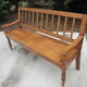 Settle in solid beech