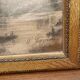 19th century drawing in black chalk