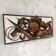Henrik Horst 1970s brutalist metal wall sculpture