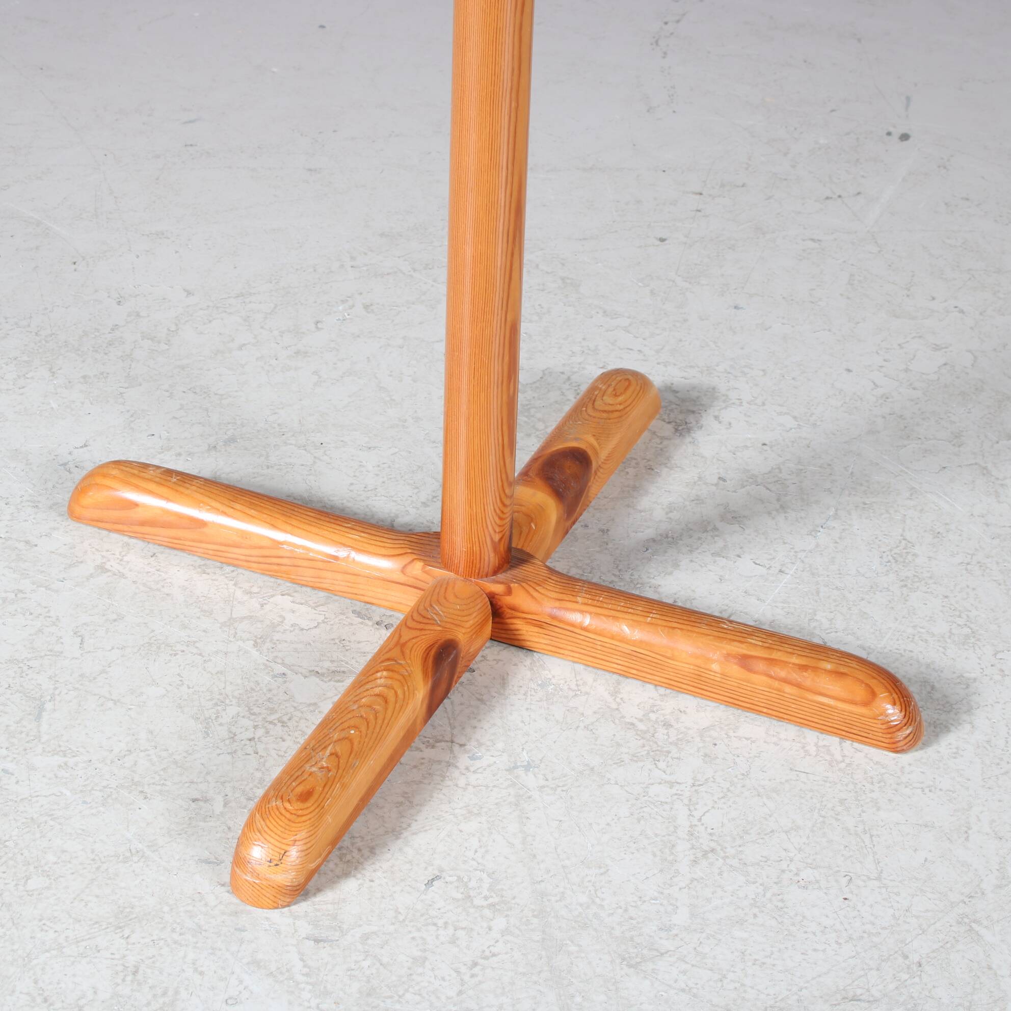 1970s Pine wooden coat rack from Denmark